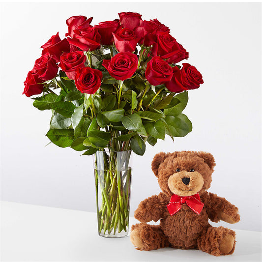Romantic Long Stem Red Rose Bouquet Bundles – FLEUR D'AMOUR, Huntersville NC