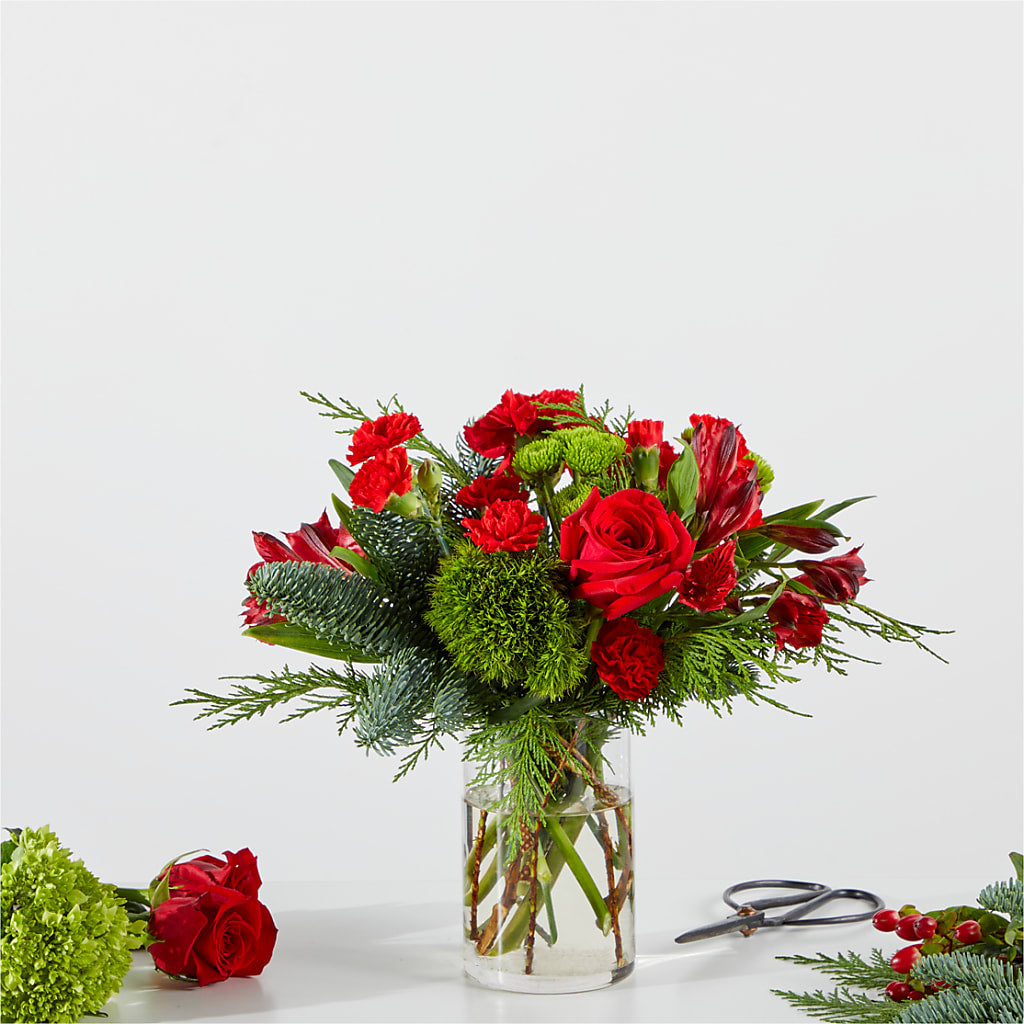 Merry Moment Bouquet – A Florist Original – FLEUR D'AMOUR, Huntersville NC