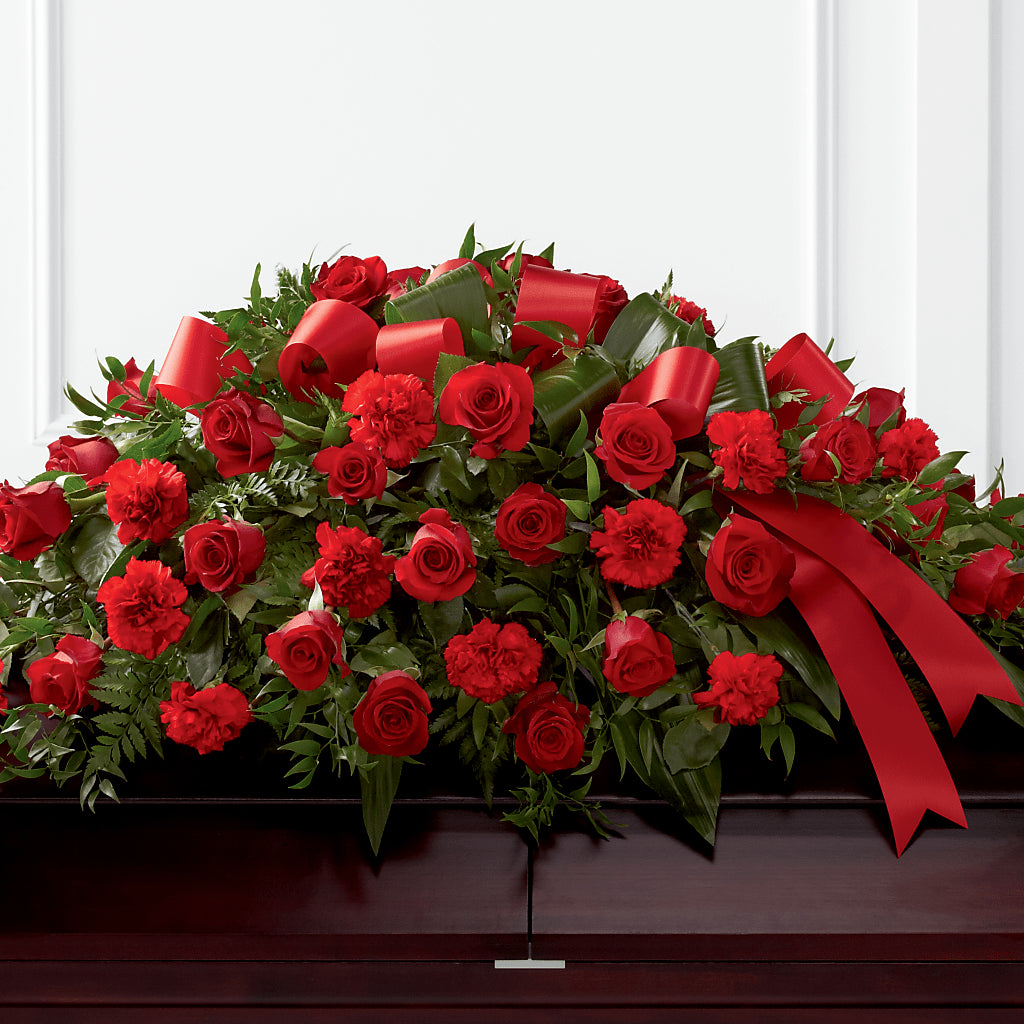 Tribute of Life Casket Spray – FLEUR D'AMOUR, Huntersville NC