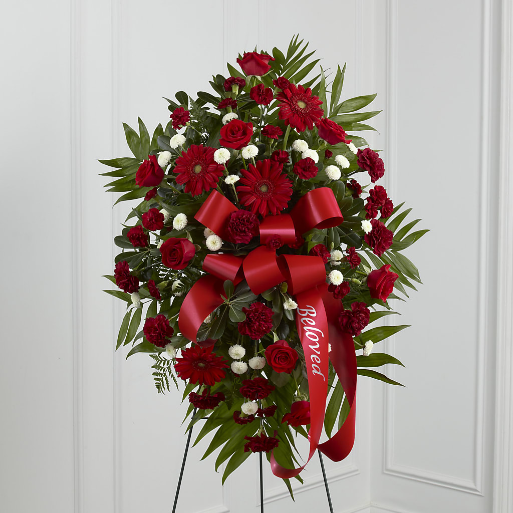 Treasured Memories Standing Spray – FLEUR D'AMOUR, Huntersville NC