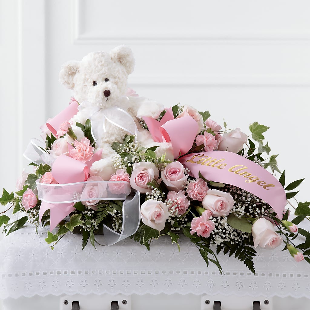 Touch of Sympathy Casket Spray – FLEUR D'AMOUR, Huntersville NC