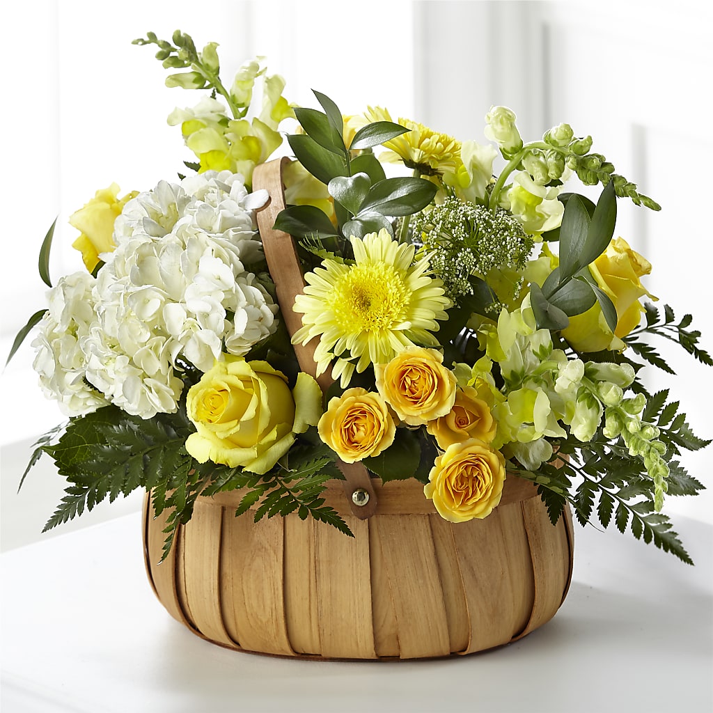 Rustic Remembrance Basket – FLEUR D'AMOUR, Huntersville NC