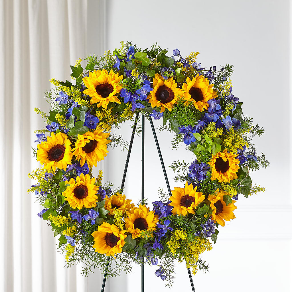 Bright Rays Wreath – FLEUR D'AMOUR, Huntersville NC