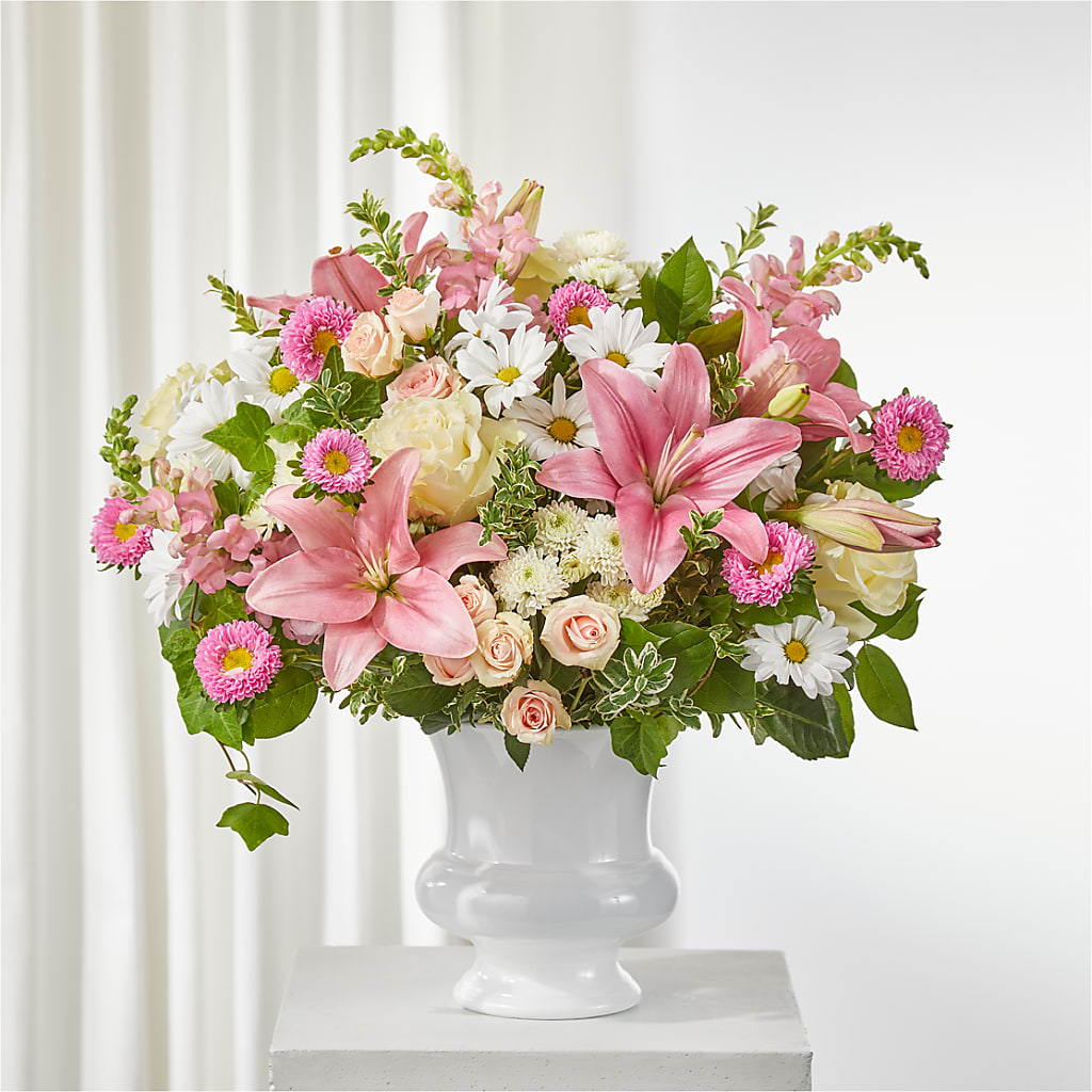 Empathetic Blooms Urn Arrangement – FLEUR D'AMOUR, Huntersville NC