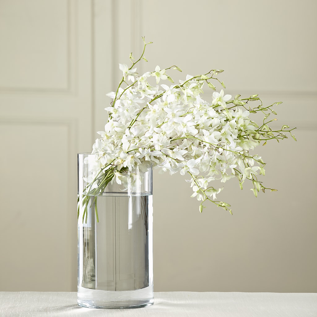 White Dendrobium Bouquet – FLEUR D'AMOUR, Huntersville NC