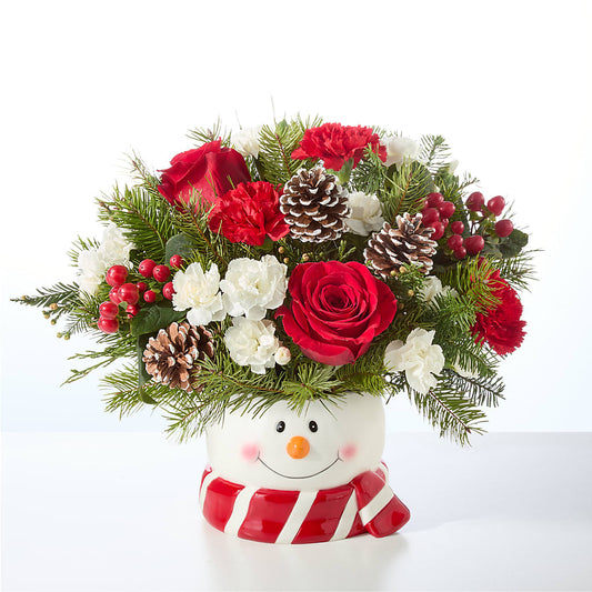 Jolly Snowman Bouquet – FLEUR D'AMOUR, Huntersville NC