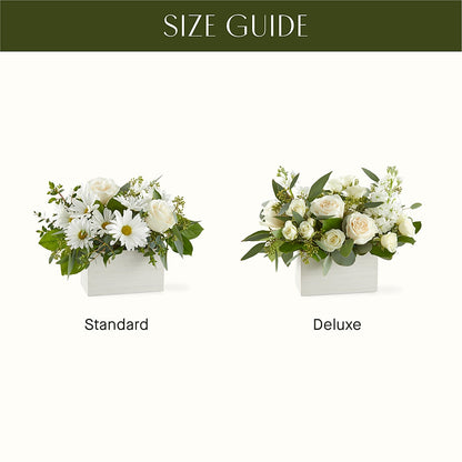 Fresh Linen Box Bouquet – FLEUR D'AMOUR, Huntersville NC