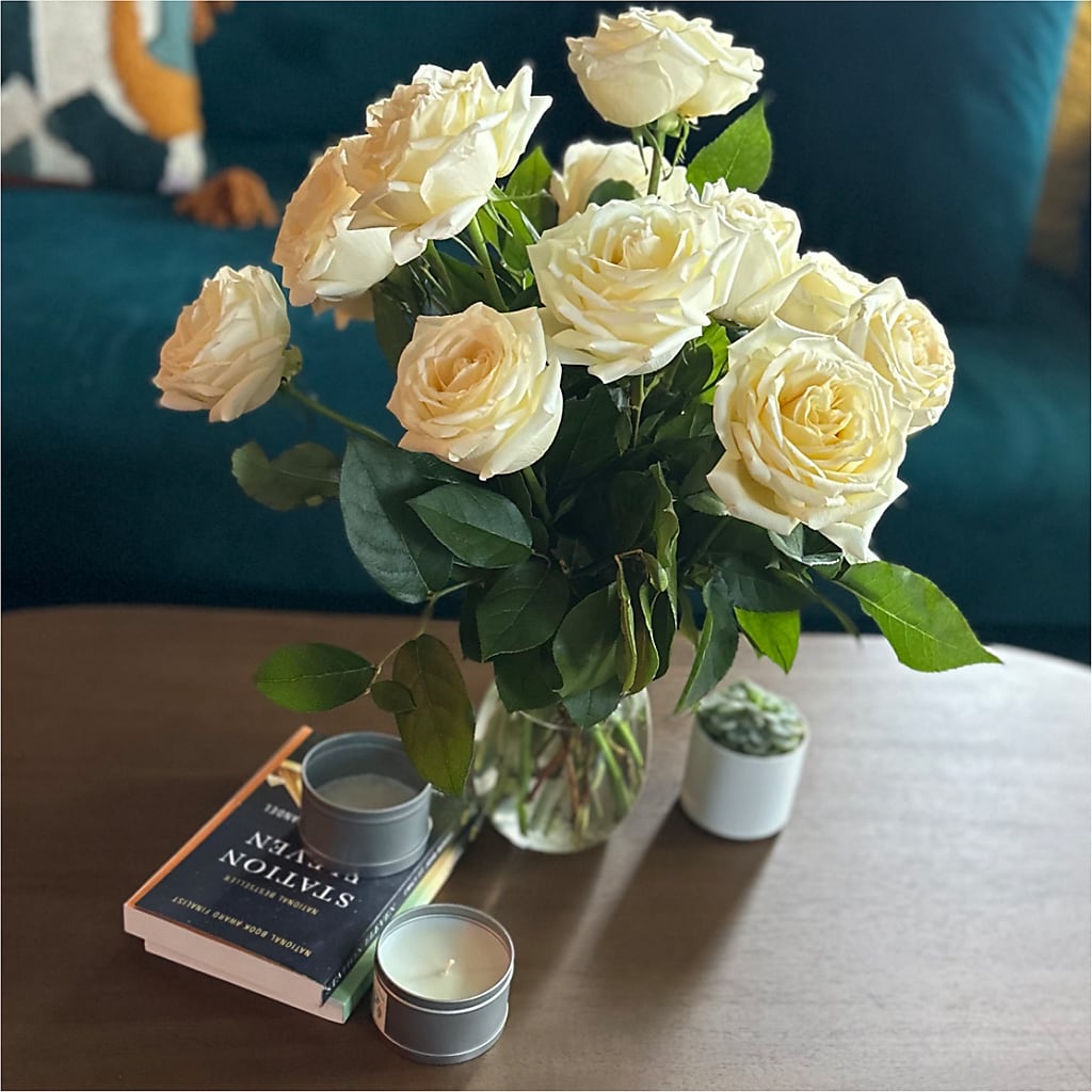 Long Stem Yellow Rose Bouquet – FLEUR D'AMOUR, Huntersville NC