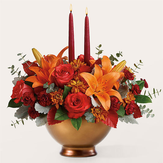 Fruits of Fall Centerpiece – FLEUR D'AMOUR, Huntersville NC
