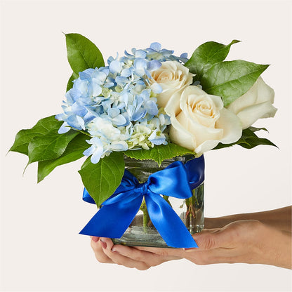 Sky Blue Delight Bouquet – FLEUR D'AMOUR, Huntersville NC