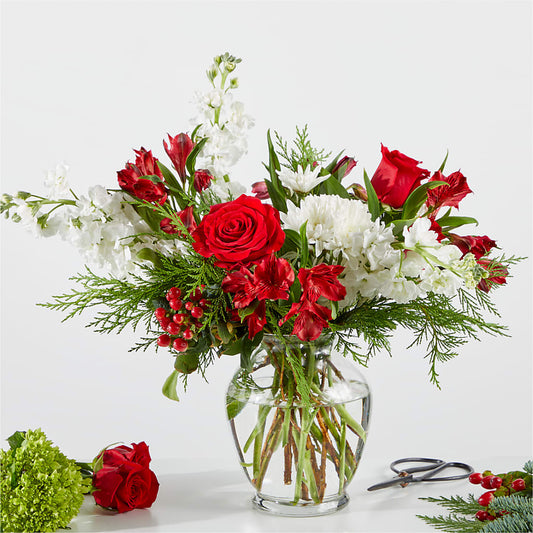Merry Moment Bouquet – A Florist Original – FLEUR D'AMOUR, Huntersville NC