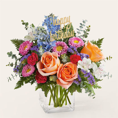 Birthday Bash Bouquet – FLEUR D'AMOUR, Huntersville NC