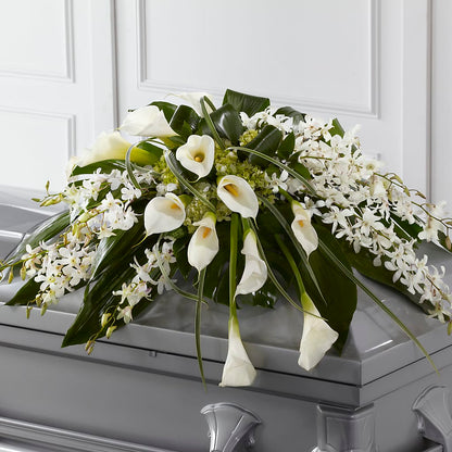 Angel Wings Casket Spray – FLEUR D'AMOUR, Huntersville NC