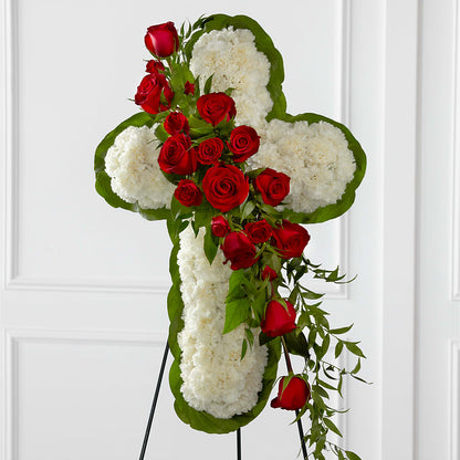 Floral Cross Easel – FLEUR D'AMOUR, Huntersville NC