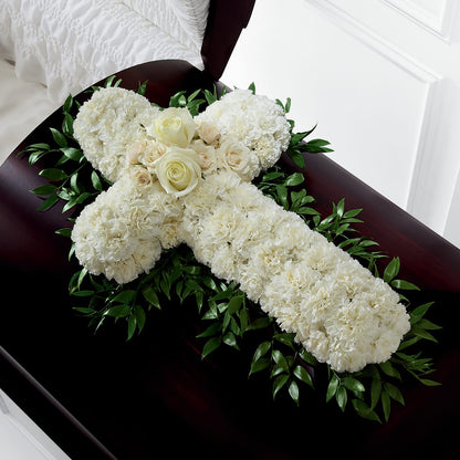Peaceful Memories Casket Spray (Standard) – FLEUR D'AMOUR, Huntersville NC