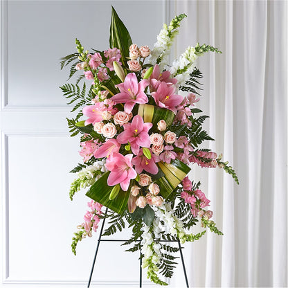 Elegant Embrace Standing Spray – FLEUR D'AMOUR, Huntersville NC