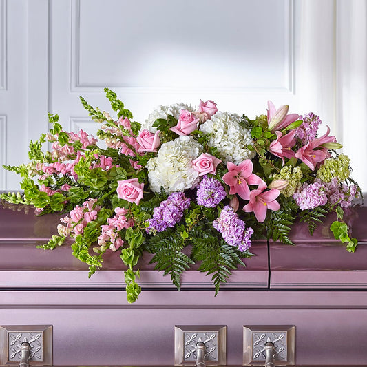 Life's Gratitude Casket Spray – FLEUR D'AMOUR, Huntersville NC