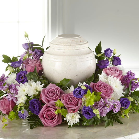 Blooming Sympathy Cremation Adornment – FLEUR D'AMOUR, Huntersville NC