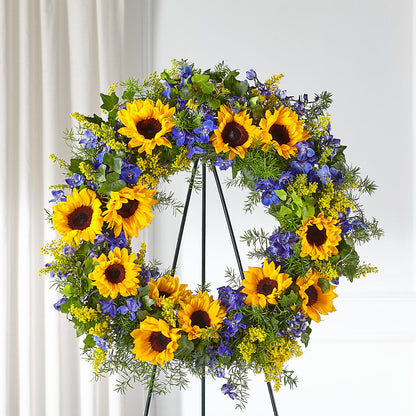 Bright Rays Wreath – FLEUR D'AMOUR, Huntersville NC