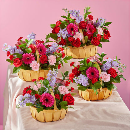 Pink Picnic Basket – FLEUR D'AMOUR, Huntersville NC