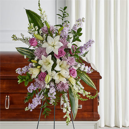 Grateful Hearts Standing Spray – FLEUR D'AMOUR, Huntersville NC
