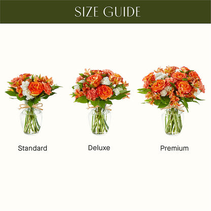 Apricot Glow Bouquet – FLEUR D'AMOUR, Huntersville NC