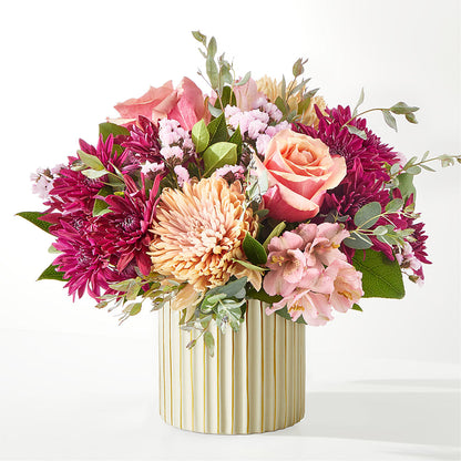 Berry Cobbler Bouquet with Ivory Vase – FLEUR D'AMOUR, Huntersville NC