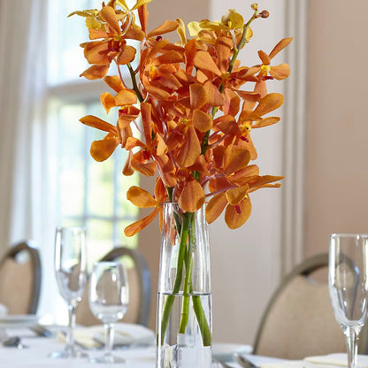 Orange Mokara Bud Vase – FLEUR D'AMOUR, Huntersville NC