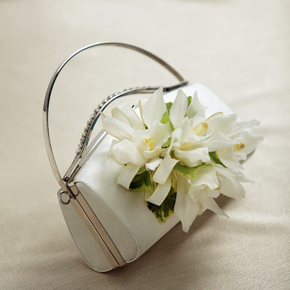 White Purse Decor – FLEUR D'AMOUR, Huntersville NC