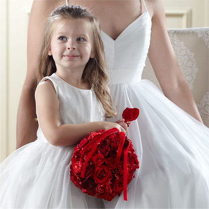 Pure at Heart Flower Girl Arrangement – FLEUR D'AMOUR, Huntersville NC